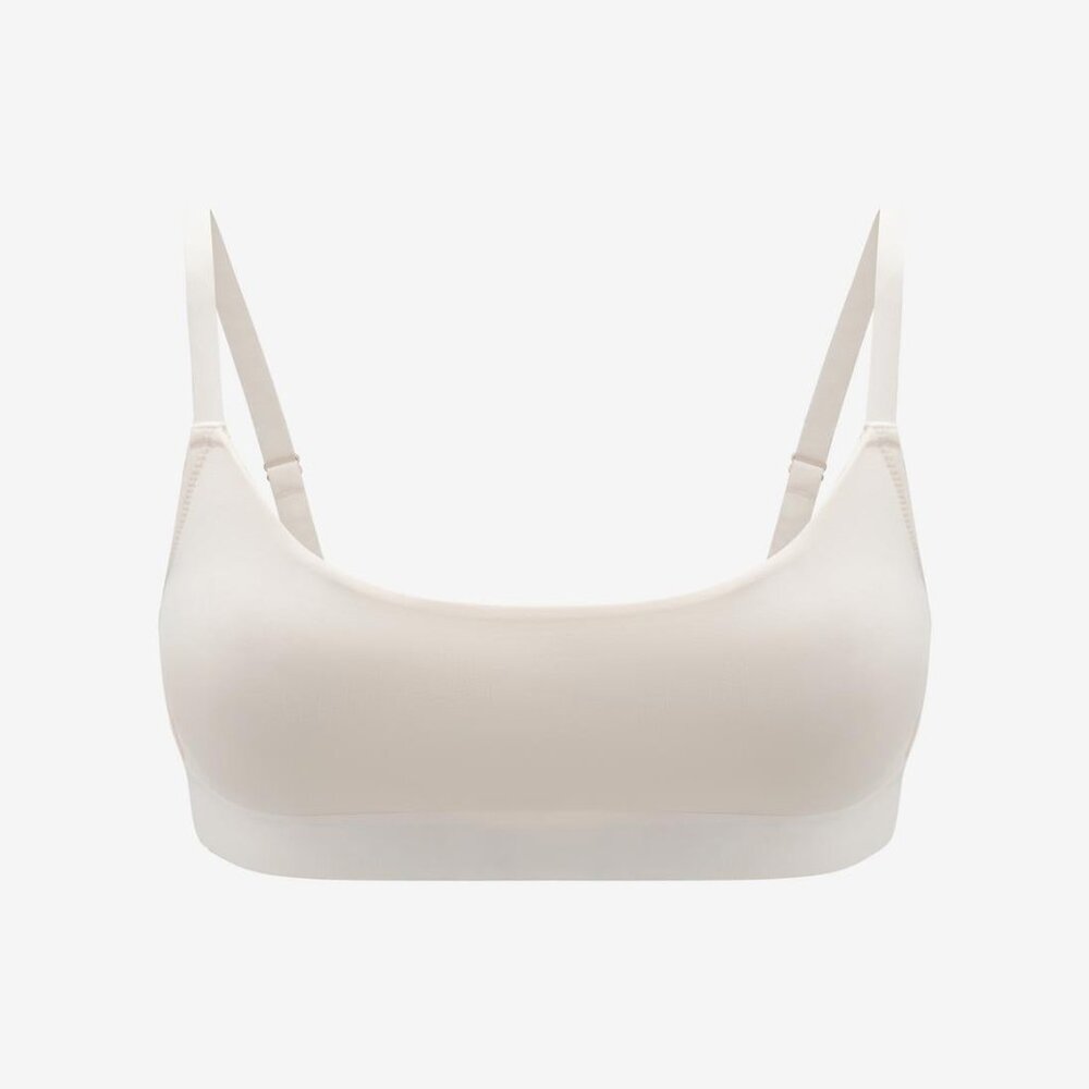 ThirdLove Organic Cloud Cotton Scoop Bralette Size MDsea-salt / MD